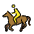 Horse Riding Emoji from OpenMoji Set