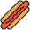 Hot Dog Emoji from OpenMoji Set