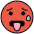 Hot Face Emoji from OpenMoji Set