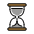 Hourglass Not Done Emoji from OpenMoji Set