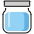 Jar With Blue Content Emoji from OpenMoji Set