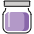 Jar With Purple Content Emoji from OpenMoji Set