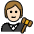 Judge Light Skin Tone Emoji from OpenMoji Set