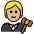 Judge Medium Light Skin Tone Emoji from OpenMoji Set