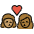 Kiss Woman Woman Medium Skin Tone Medium Dark Skin Tone Emoji from OpenMoji Set