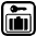 Left Luggage High Contrast Emoji from Fluent Emoji High Contrast Set