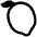 Lemon High Contrast Emoji from Fluent Emoji High Contrast Set