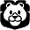 Lion High Contrast Emoji from Fluent Emoji High Contrast Set