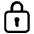 Locked High Contrast Emoji from Fluent Emoji High Contrast Set