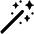 Magic Wand High Contrast Emoji from Fluent Emoji High Contrast Set