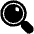 Magnifying Glass Tilted Left High Contrast Emoji from Fluent Emoji High Contrast Set