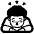 Man Bowing High Contrast Default Emoji from Fluent Emoji High Contrast Set