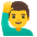 Man Raising Hand Emoji from Noto Emoji Set