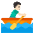 Man Rowing Boat Light Skin Tone Emoji from Noto Emoji Set
