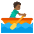 Man Rowing Boat Medium Dark Skin Tone Emoji from Noto Emoji Set