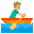 Man Rowing Boat Medium Light Skin Tone Emoji from Noto Emoji Set