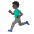 Man Running Dark Skin Tone Emoji from Noto Emoji Set