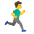 Man Running Facing Right Emoji from Noto Emoji Set