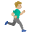 Man Running Facing Right Medium Light Skin Tone Emoji from Noto Emoji Set