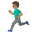 Man Running Medium Skin Tone Emoji from Noto Emoji Set