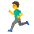 Man Running Emoji from Noto Emoji Set
