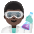 Man Scientist Dark Skin Tone Emoji from Noto Emoji Set