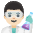 Man Scientist Light Skin Tone Emoji from Noto Emoji Set