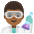 Man Scientist Medium Dark Skin Tone Emoji from Noto Emoji Set