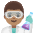 Man Scientist Medium Skin Tone Emoji from Noto Emoji Set