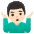 Man Shrugging Light Skin Tone Emoji from Noto Emoji Set