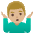 Man Shrugging Medium Light Skin Tone Emoji from Noto Emoji Set