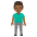 Man Standing Medium Dark Skin Tone Emoji from Noto Emoji Set