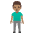 Man Standing Medium Skin Tone Emoji from Noto Emoji Set