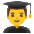 Man Student Emoji from Noto Emoji Set