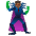 Man Supervillain Medium Dark Skin Tone Emoji from Noto Emoji Set