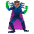 Man Supervillain Medium Skin Tone Emoji from Noto Emoji Set