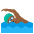 Man Swimming Medium Dark Skin Tone Emoji from Noto Emoji Set
