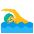 Man Swimming Emoji from Noto Emoji Set