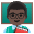 Man Teacher Dark Skin Tone Emoji from Noto Emoji Set