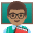 Man Teacher Medium Skin Tone Emoji from Noto Emoji Set