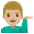 Man Tipping Hand Medium Light Skin Tone Emoji from Noto Emoji Set