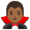 Man Vampire Medium Dark Skin Tone Emoji from Noto Emoji Set