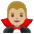 Man Vampire Medium Light Skin Tone Emoji from Noto Emoji Set