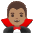 Man Vampire Medium Skin Tone Emoji from Noto Emoji Set