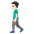 Man Walking Light Skin Tone Emoji from Noto Emoji Set
