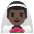 Man With Veil Dark Skin Tone Emoji from Noto Emoji Set
