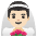 Man With Veil Light Skin Tone Emoji from Noto Emoji Set