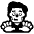 Man Zombie High Contrast Emoji from Fluent Emoji High Contrast Set