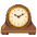 Mantelpiece Clock Emoji from Noto Emoji Set