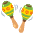 Maracas Emoji from Noto Emoji Set